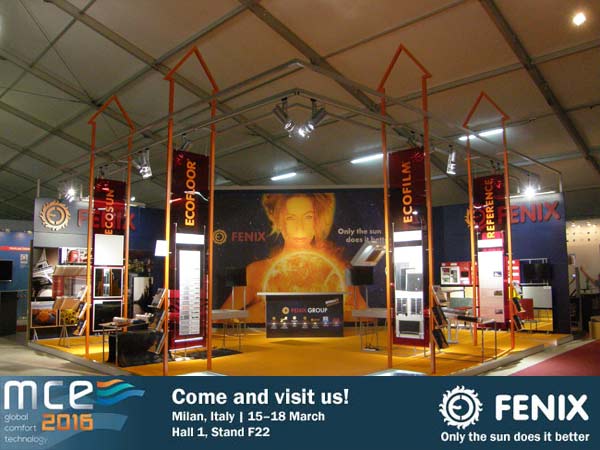 our exhibition stand at MCE Milan 2016 Fair