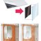 Spolehlivá ochrana proti zamlžení zrcadel např. v koupelnách (fólie ECOFILM MHF se samolepící  vrstvou pro snadnou instalaci)