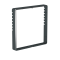 Black body frame for the TFT2 thermostat