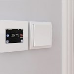 Simple design of TFT Wifi thermostat can be easily combined with different types of switches